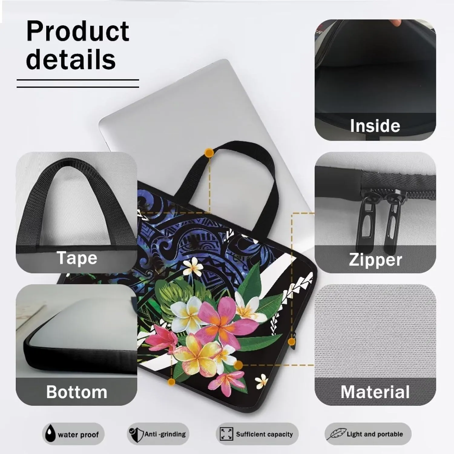 Messenger Bag Laptop Briefcases for Men 15.6 Inch Laptop Bag Computer Bag Lightweight Shoulder Handbag