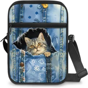 Messenger Bag Womens Shoulder Bag Mens Zipper Work Office Bag Briefcases Wallet Purse for Travelling Daily