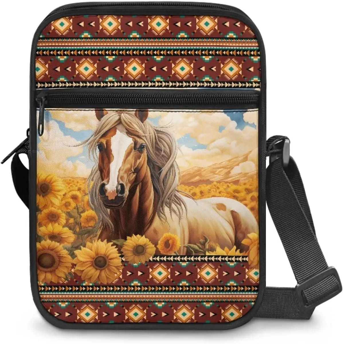 Messenger Bag Womens Shoulder Bag Mens Zipper Work Office Bag Briefcases Wallet Purse for Travelling Daily