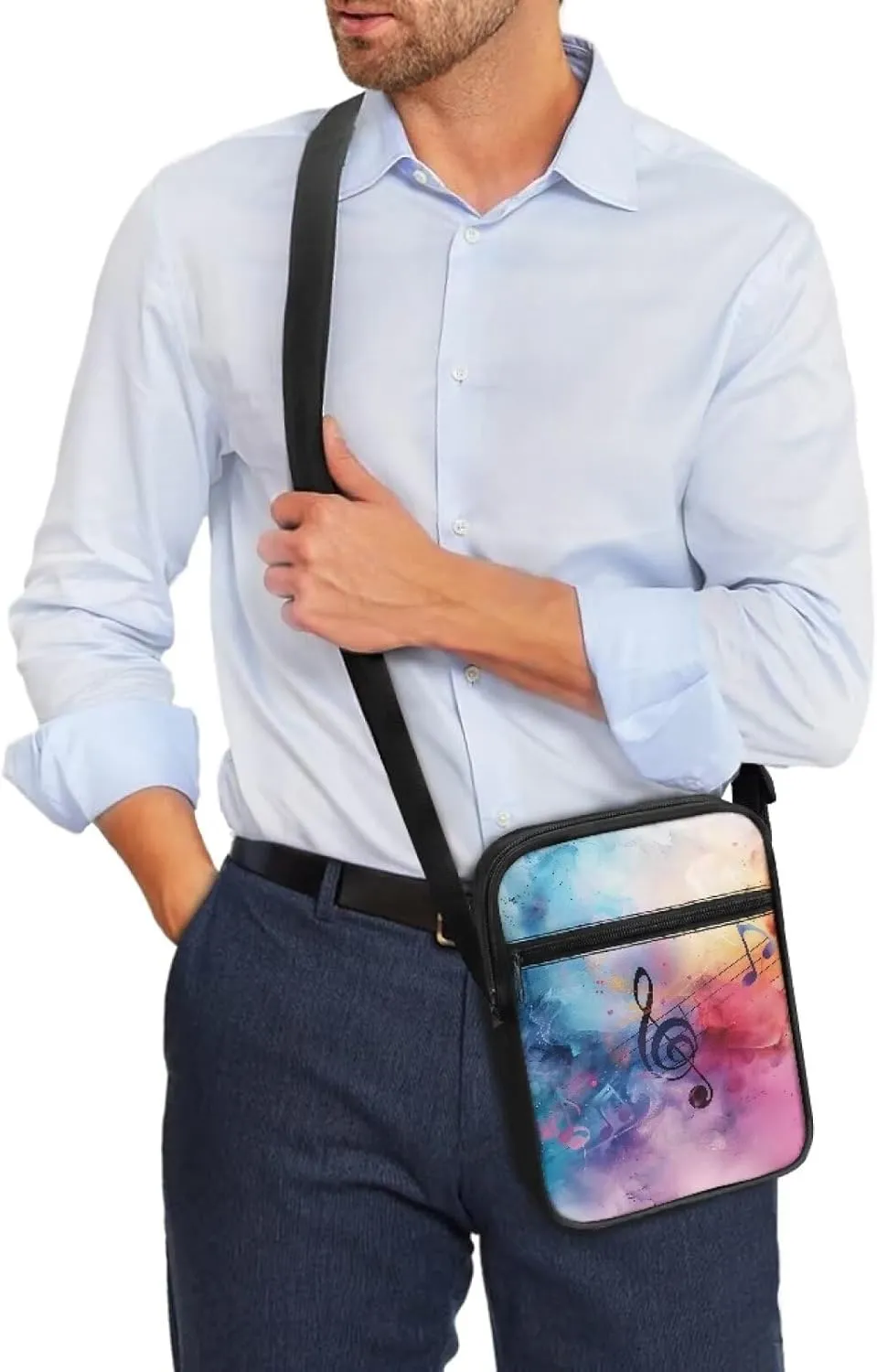 Messenger Bag Womens Shoulder Bag Mens Zipper Work Office Bag Briefcases Wallet Purse for Travelling Daily