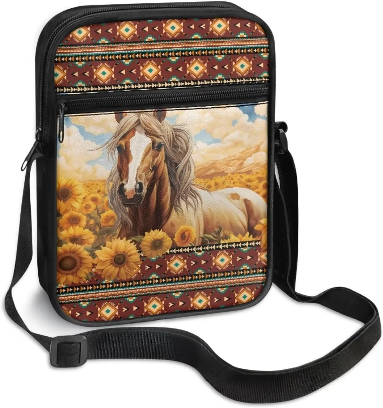 Messenger Bag Womens Shoulder Bag Mens Zipper Work Office Bag Briefcases Wallet Purse for Travelling Daily