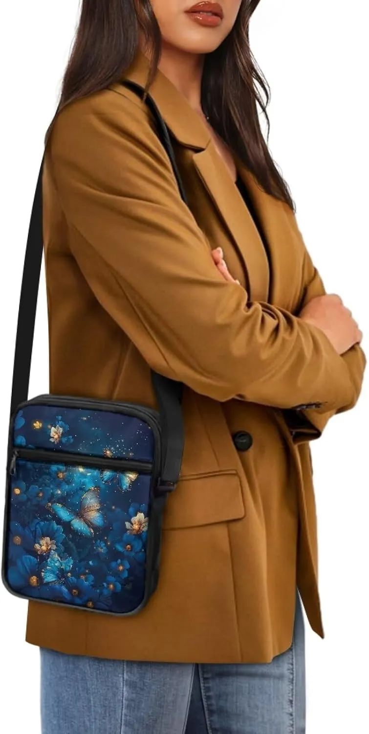 Messenger Bag Womens Shoulder Bag Mens Zipper Work Office Bag Briefcases Wallet Purse for Travelling Daily