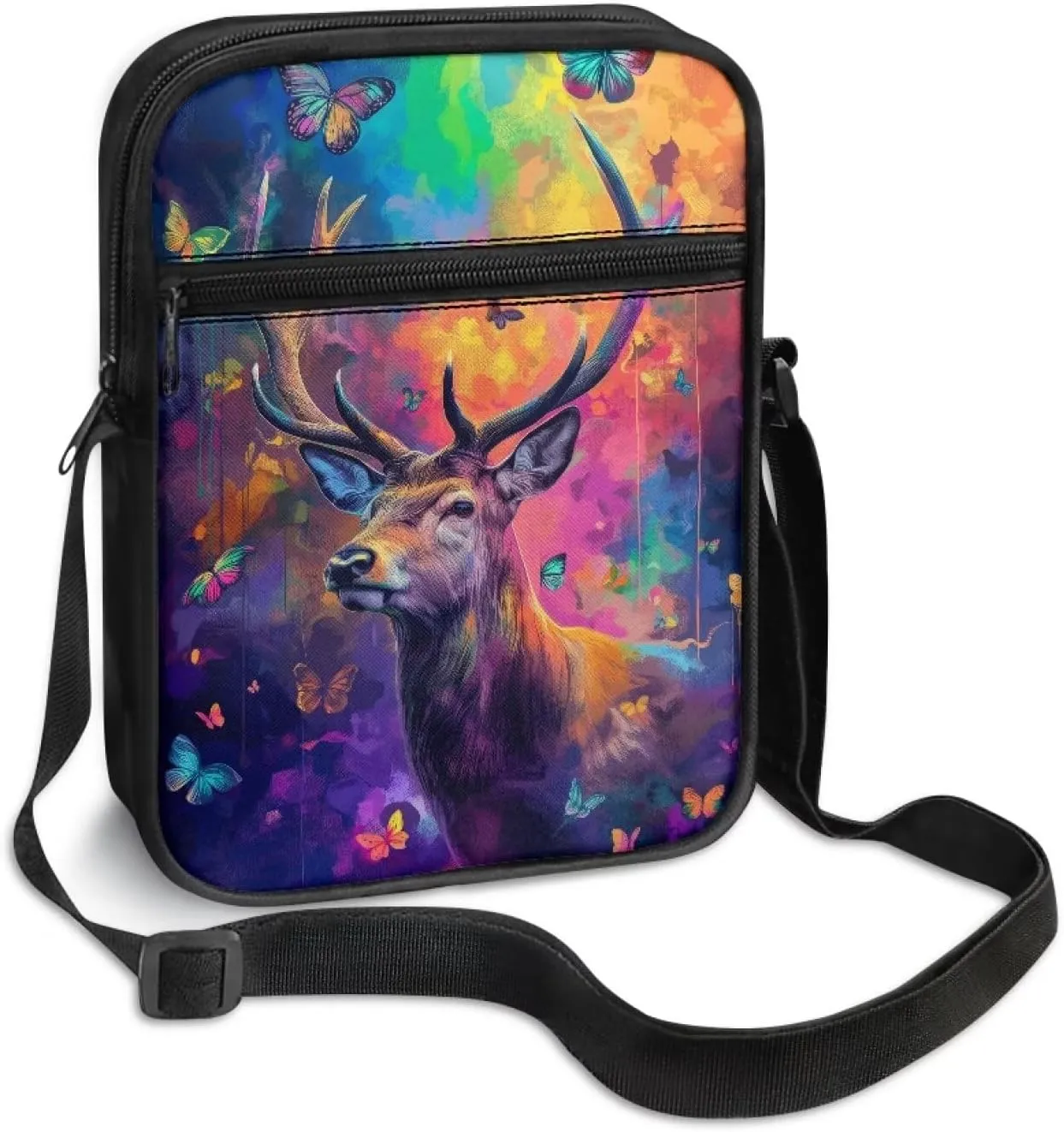 Messenger Bags Unisex Crossbody Shoulder Bag Lightweight Work Office Bag Briefcases for Cell Phone One Size