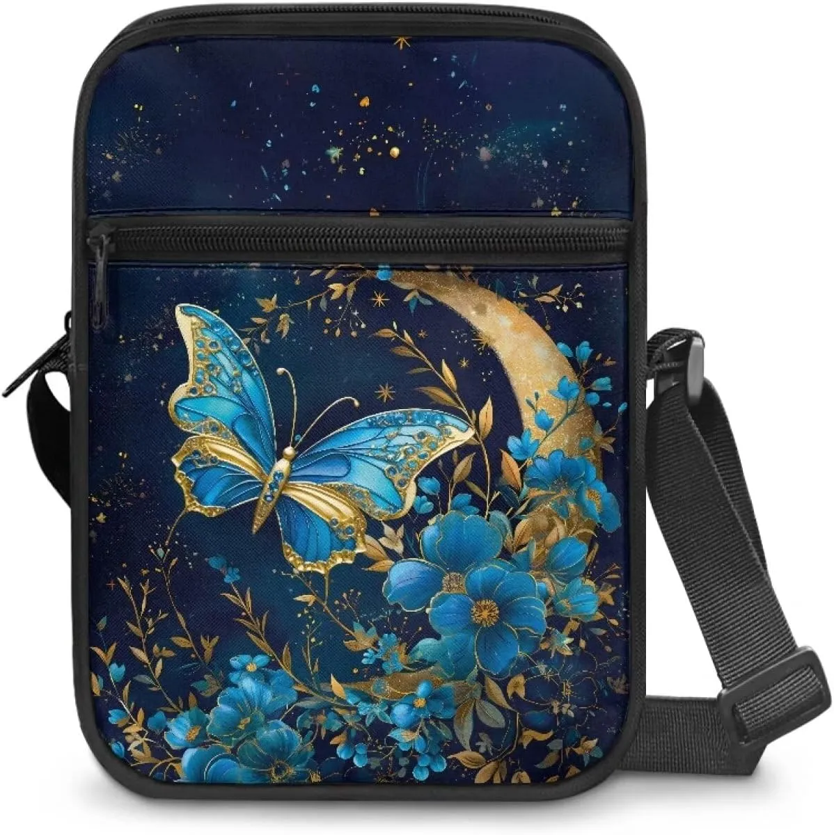 Messenger Bags Unisex Crossbody Shoulder Bag Lightweight Work Office Bag Briefcases for Cell Phone One Size