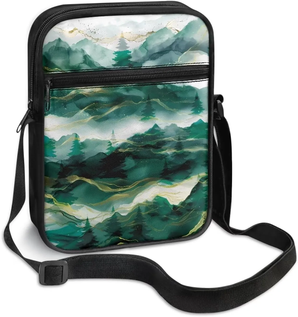 Messenger Bags Unisex Crossbody Shoulder Bag Lightweight Work Office Bag Briefcases for Cell Phone One Size