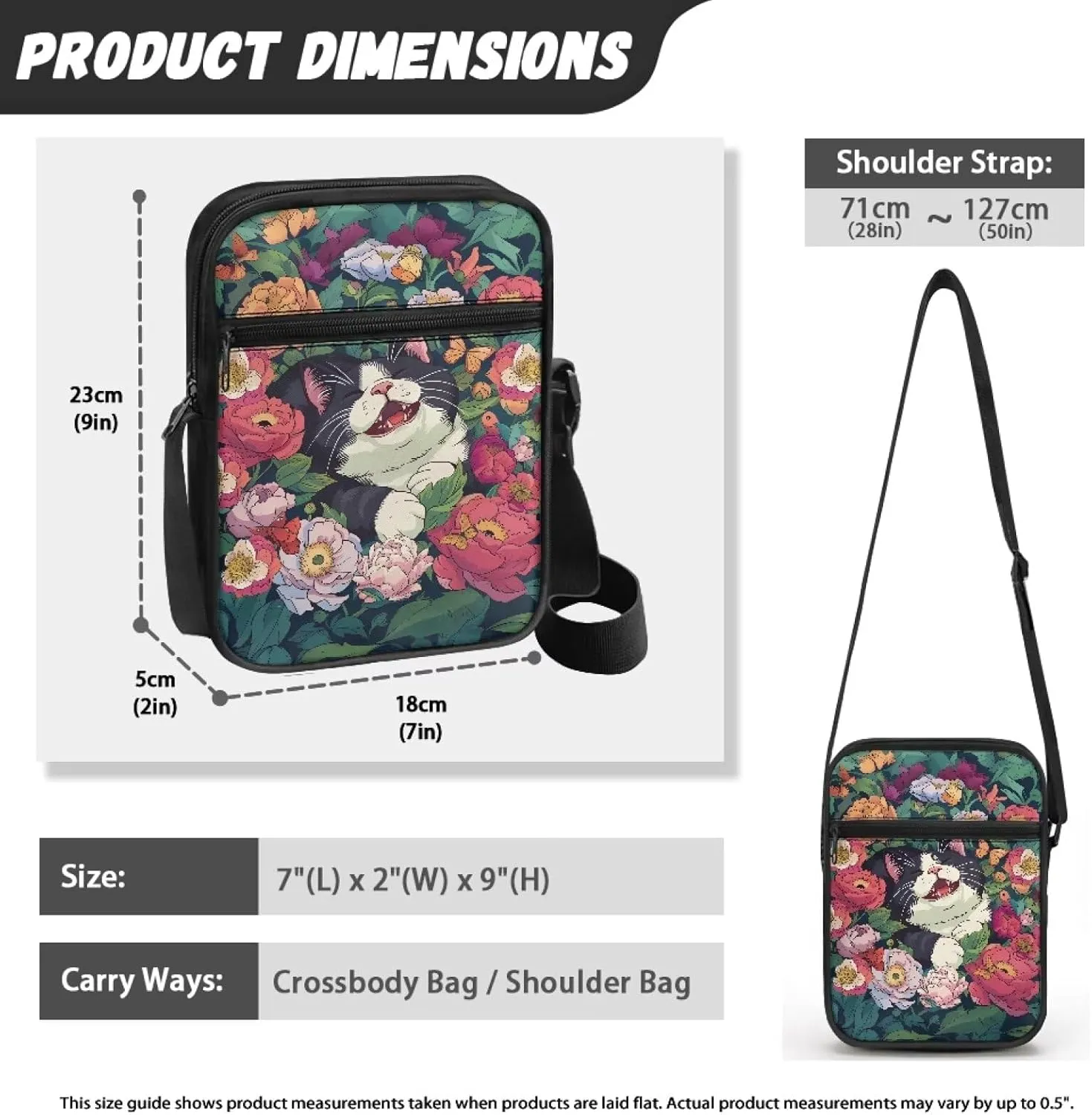 Messenger Bags Unisex Crossbody Shoulder Bag Lightweight Work Office Bag Briefcases for Cell Phone One Size