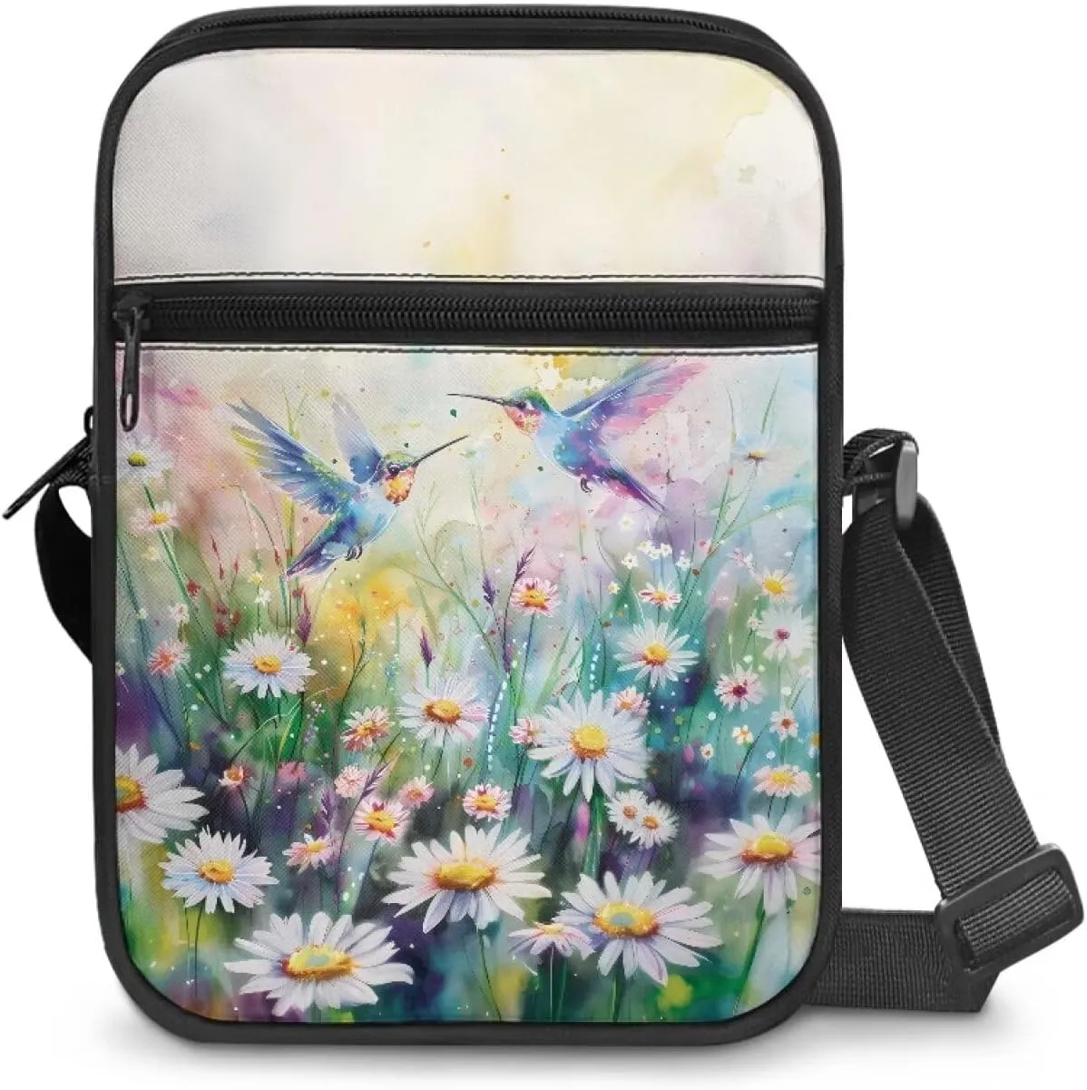 Messenger Bags Unisex Crossbody Shoulder Bag Lightweight Work Office Bag Briefcases for Cell Phone One Size