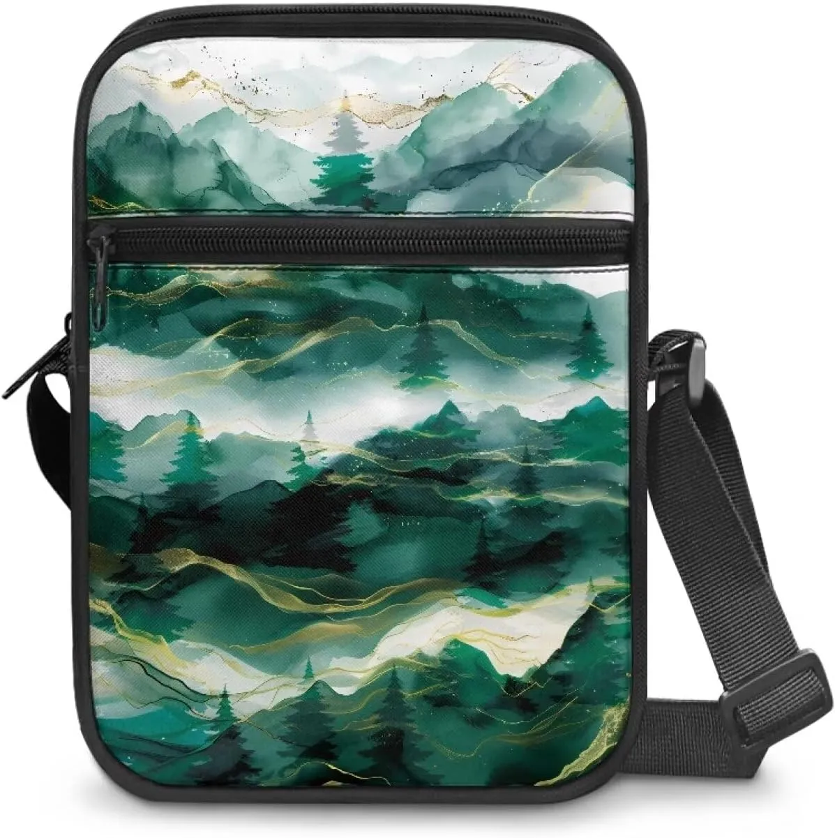 Messenger Bags Unisex Crossbody Shoulder Bag Lightweight Work Office Bag Briefcases for Cell Phone One Size