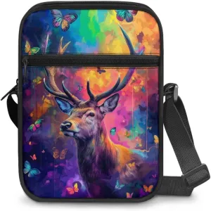 Messenger Bags Unisex Crossbody Shoulder Bag Lightweight Work Office Bag Briefcases for Cell Phone One Size