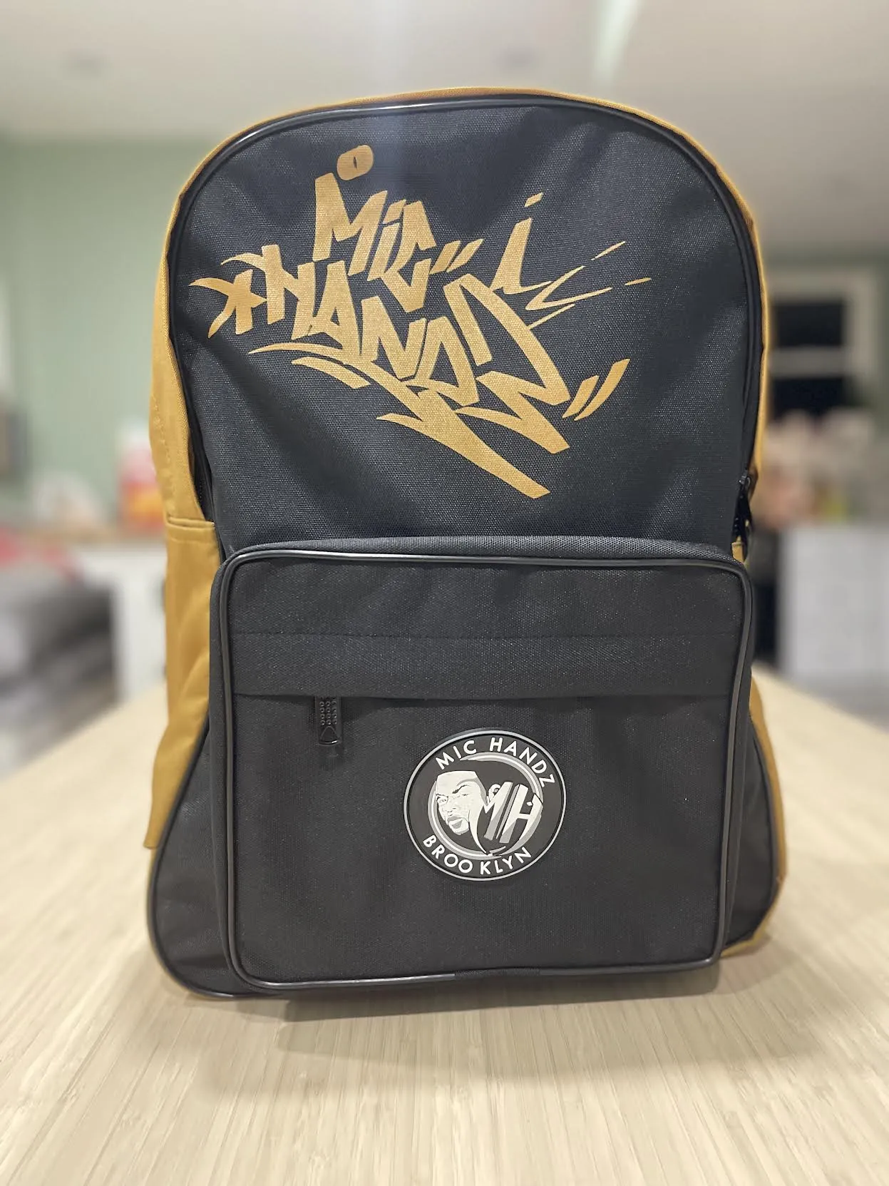 MIC HANDZ x RIBMEZ "OREO" Logo Bookbag