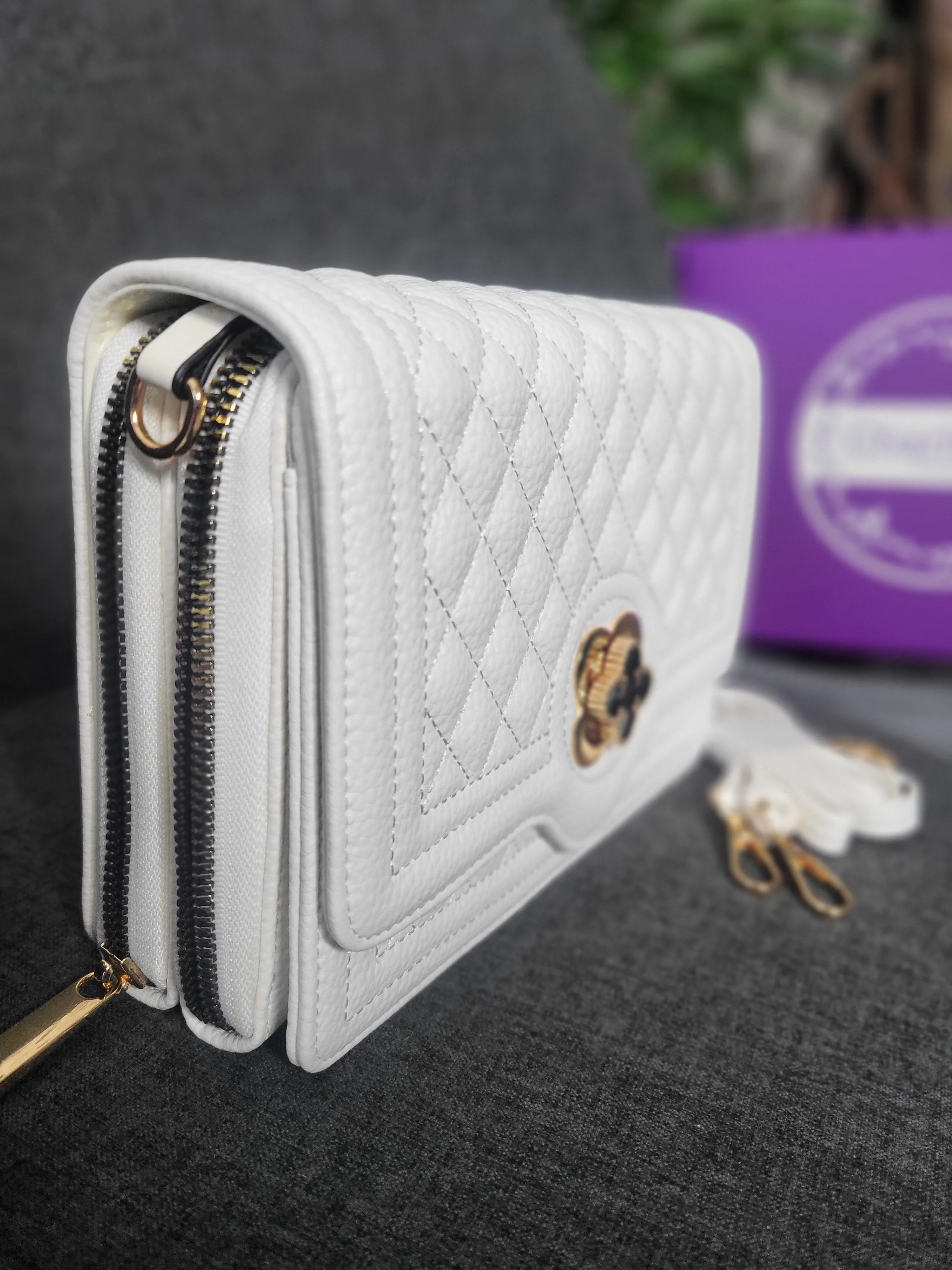 Michelle double zip bag
