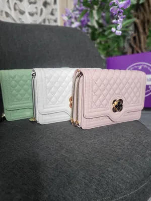 Michelle double zip bag
