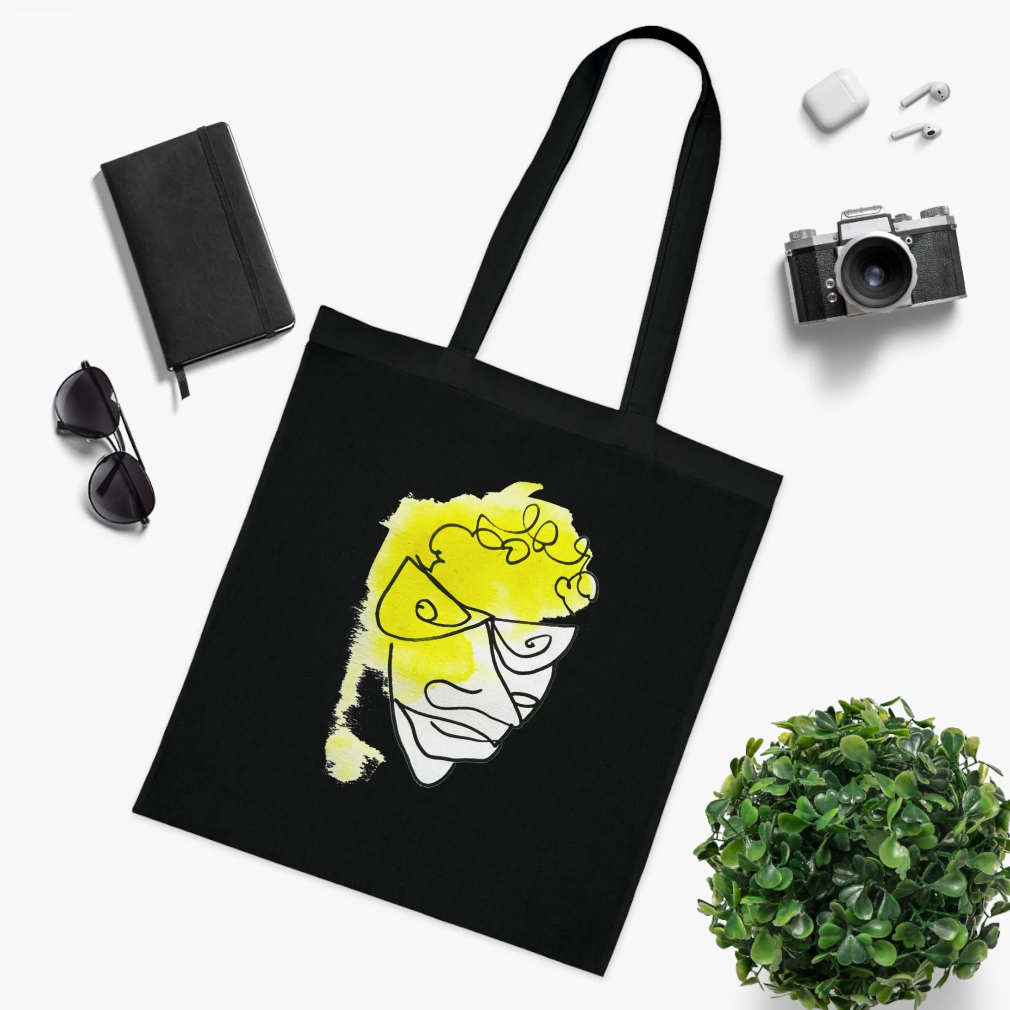 Mindful - Versatile 100% Cotton Tote: Vibrant Colors, Light & Practical