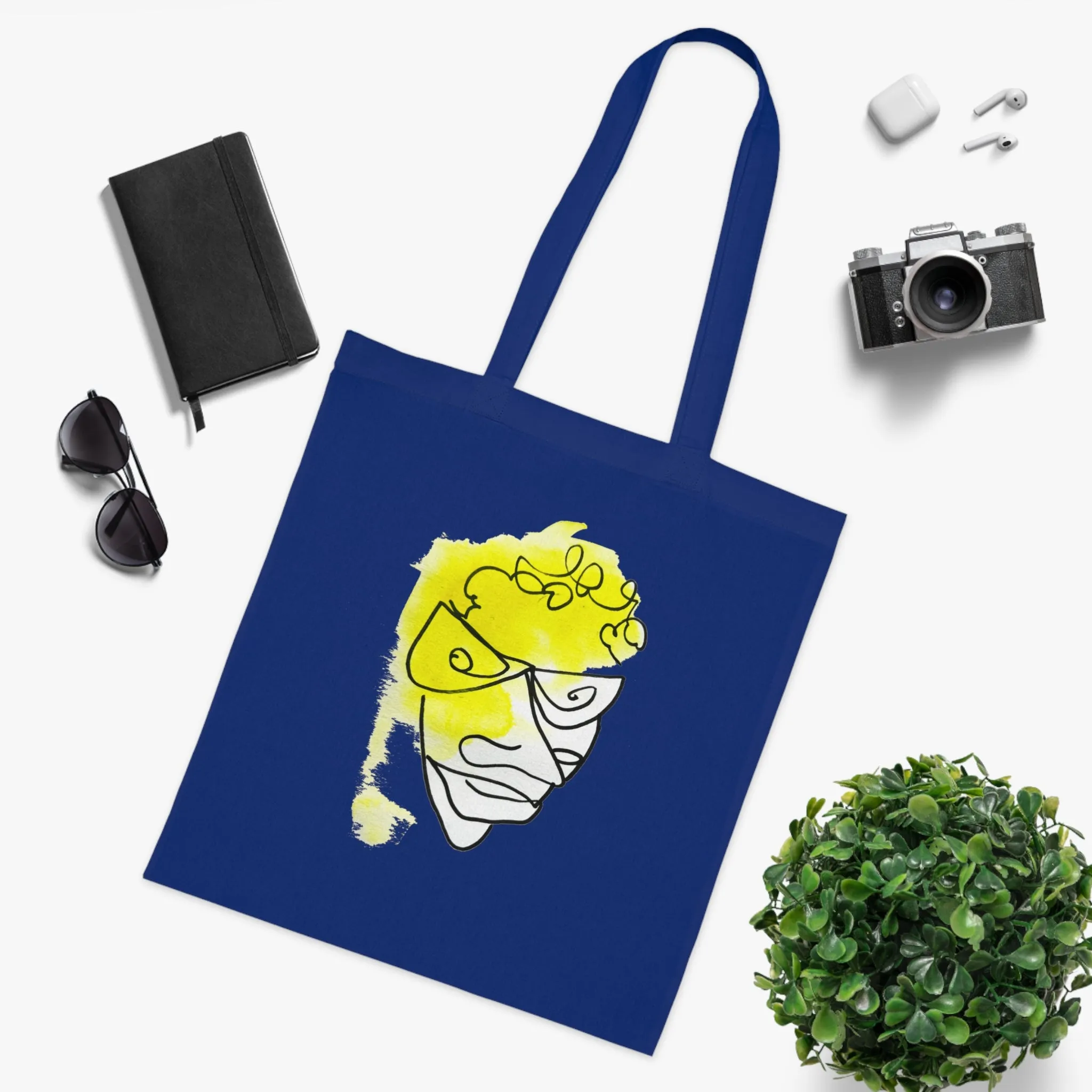 Mindful - Versatile 100% Cotton Tote: Vibrant Colors, Light & Practical