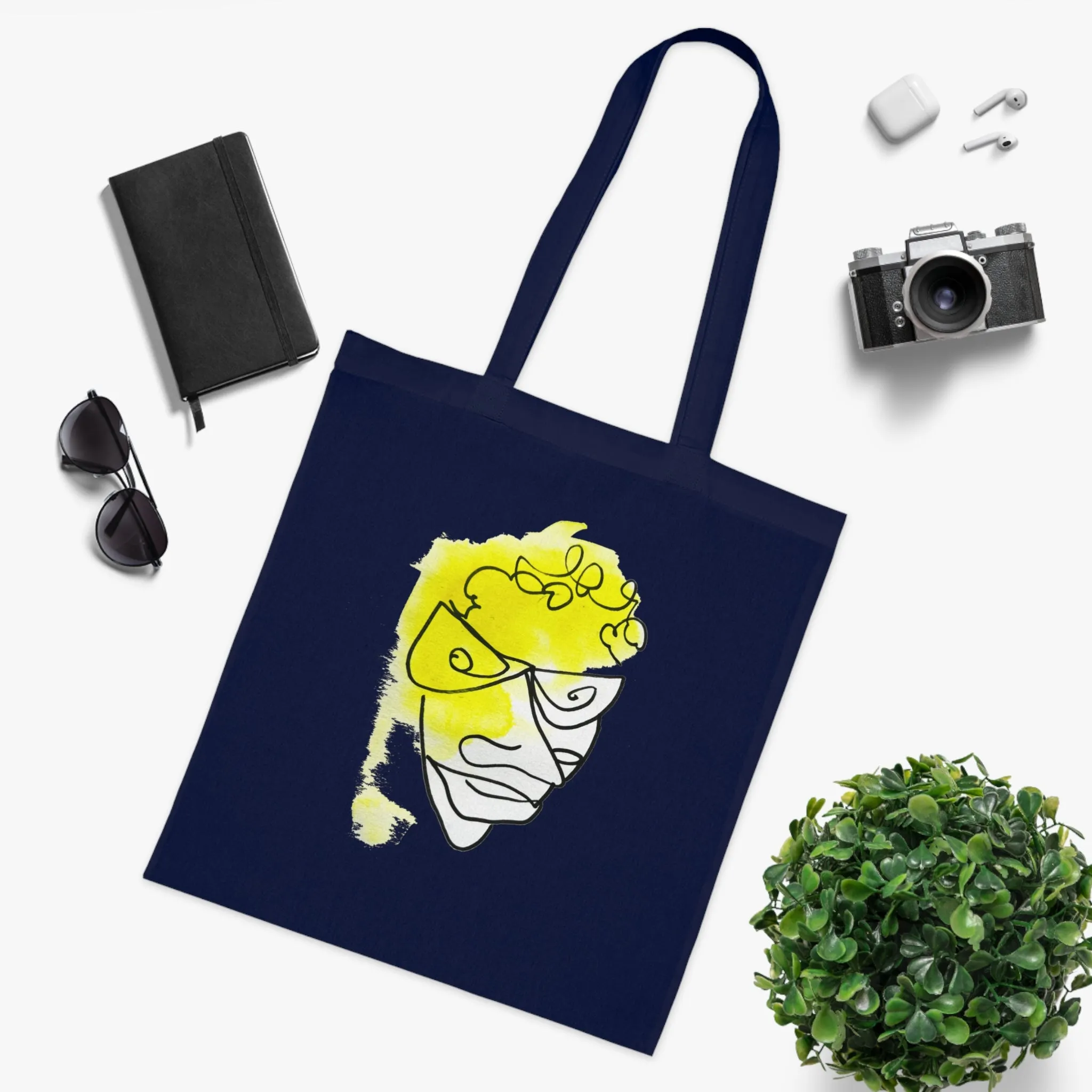 Mindful - Versatile 100% Cotton Tote: Vibrant Colors, Light & Practical
