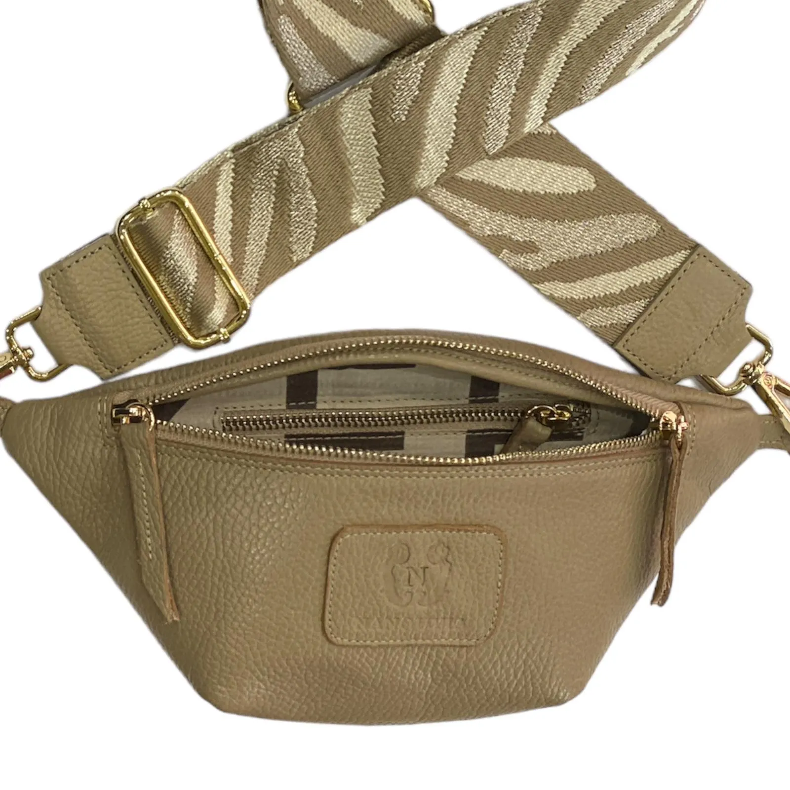 MINI. DARK SUGAR LEATHER BELT BAG