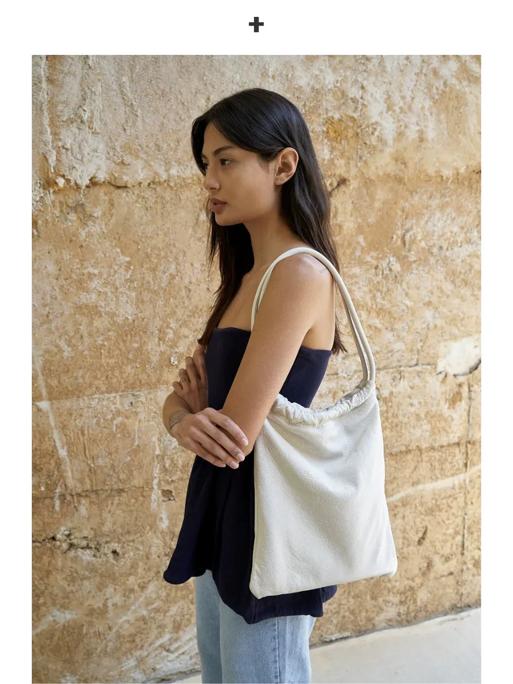 Minimalist Leather Tote