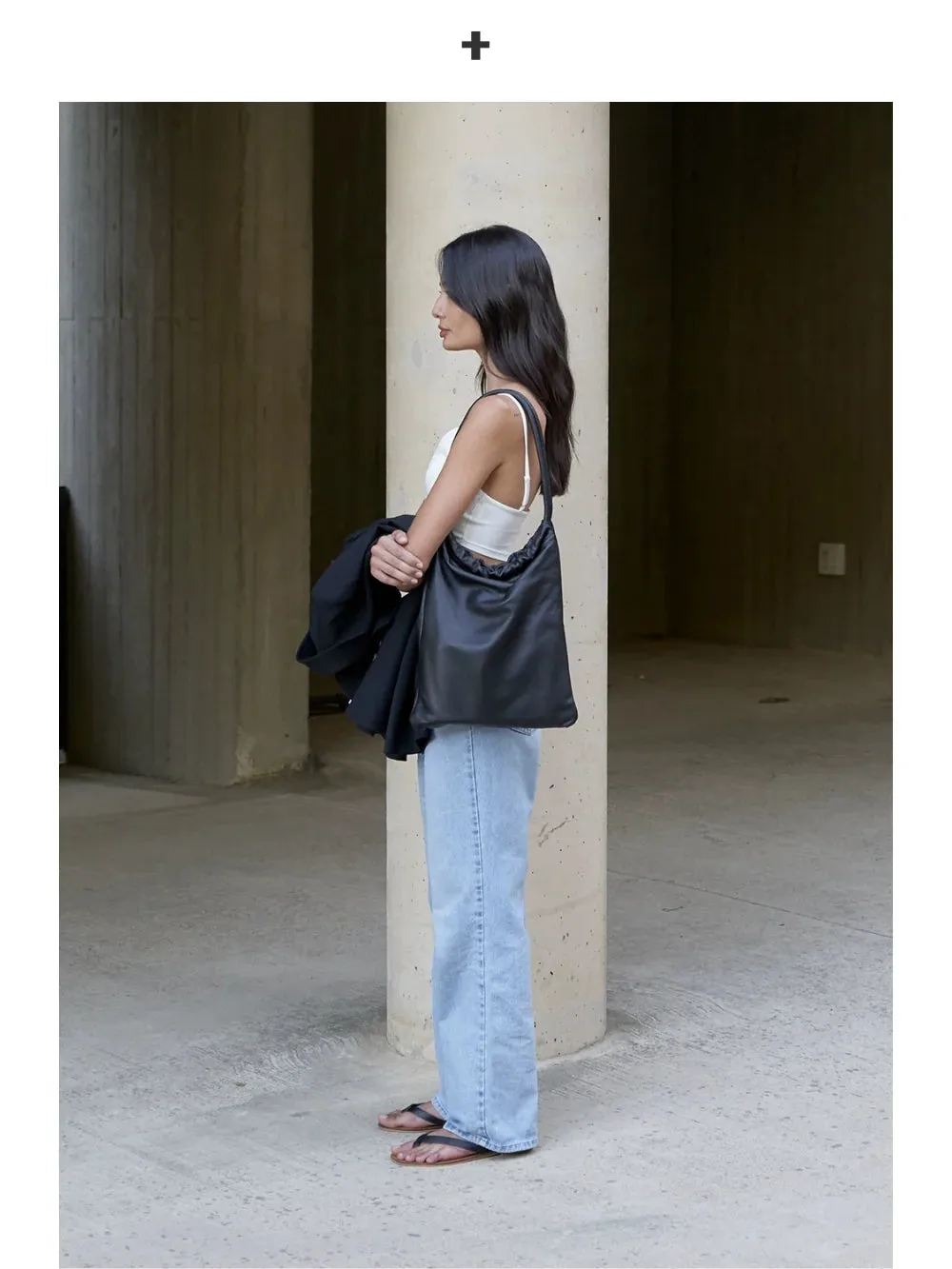 Minimalist Leather Tote