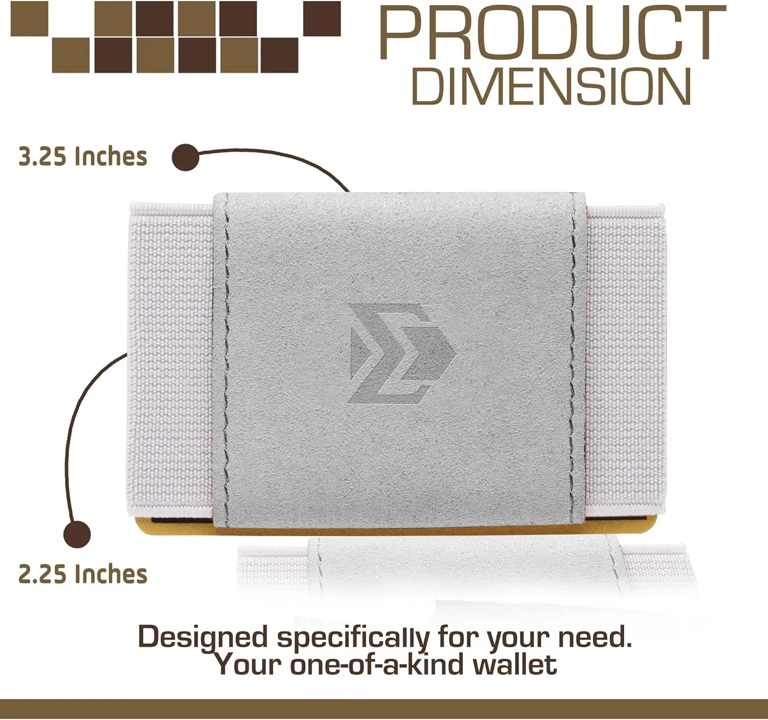 Minimalist Slim Elastic Wallet - Small Front Pocket Credit Card Holder for Men & Women Holds Up to 12 Card & Cash