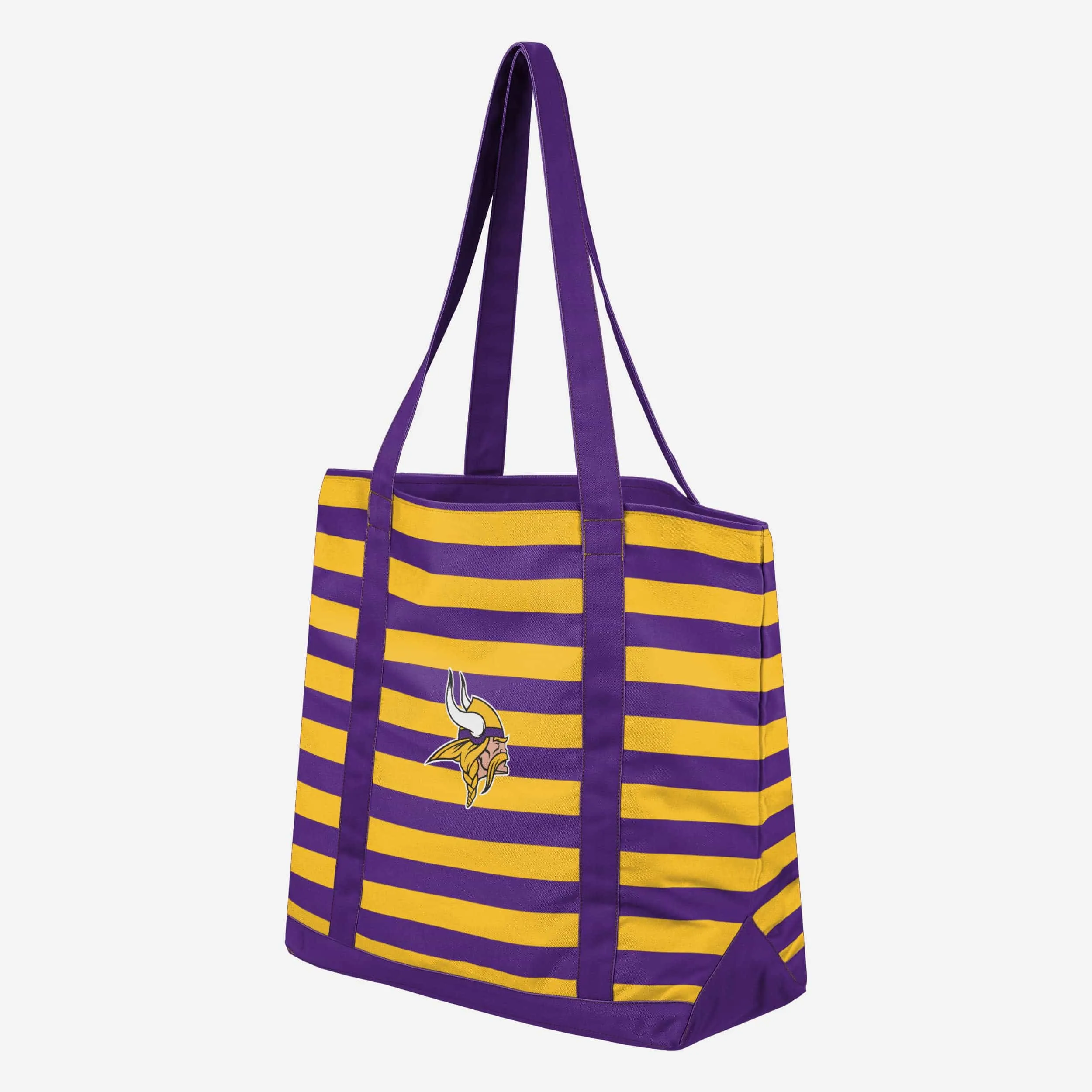 Minnesota Vikings Team Stripe Canvas Tote Bag