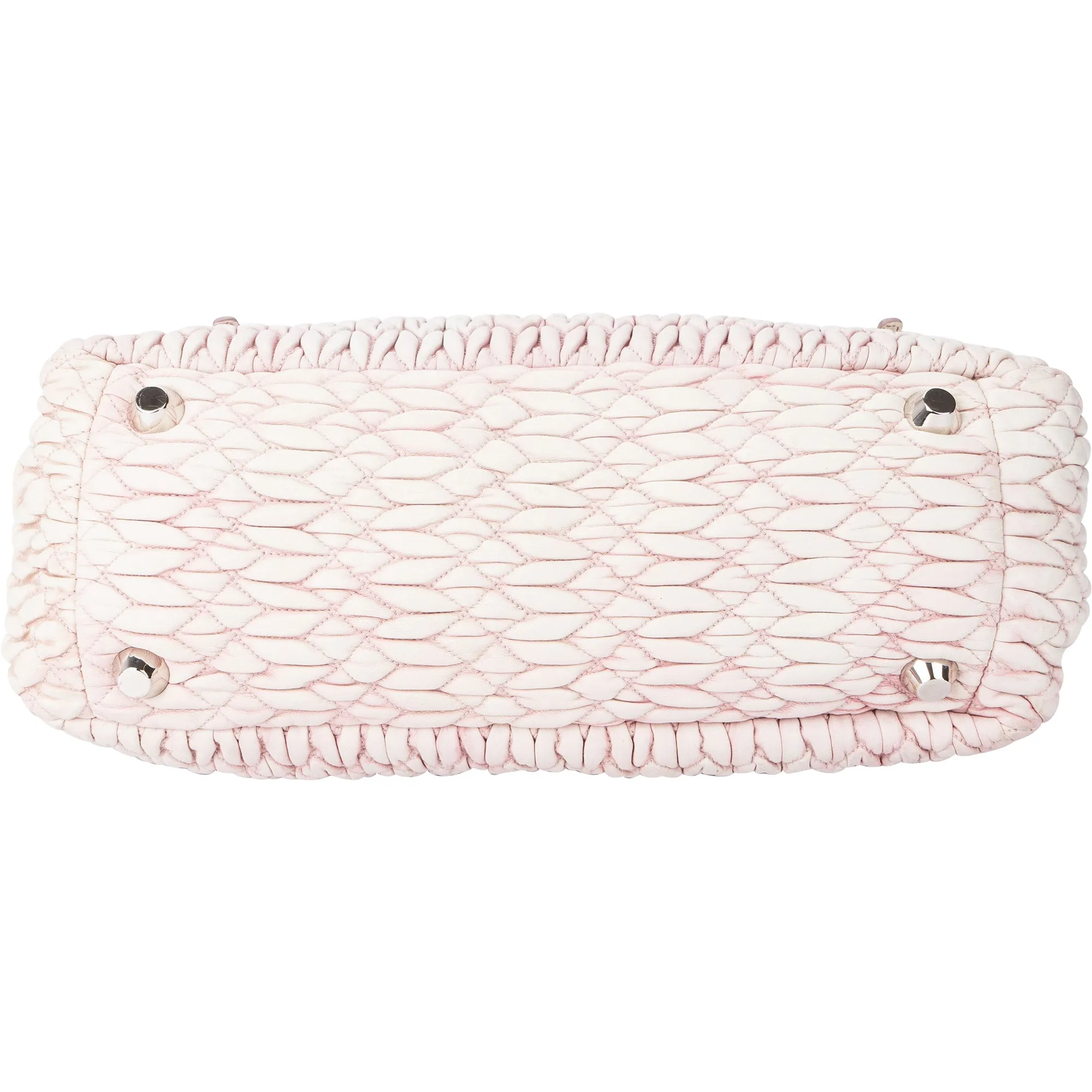 Miu Miu Quilted Leather City Handbag