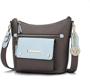 MKF Collection Crossbody Bag for Women, Shoulder Bag Lady Large Messenger Purse By Mia K