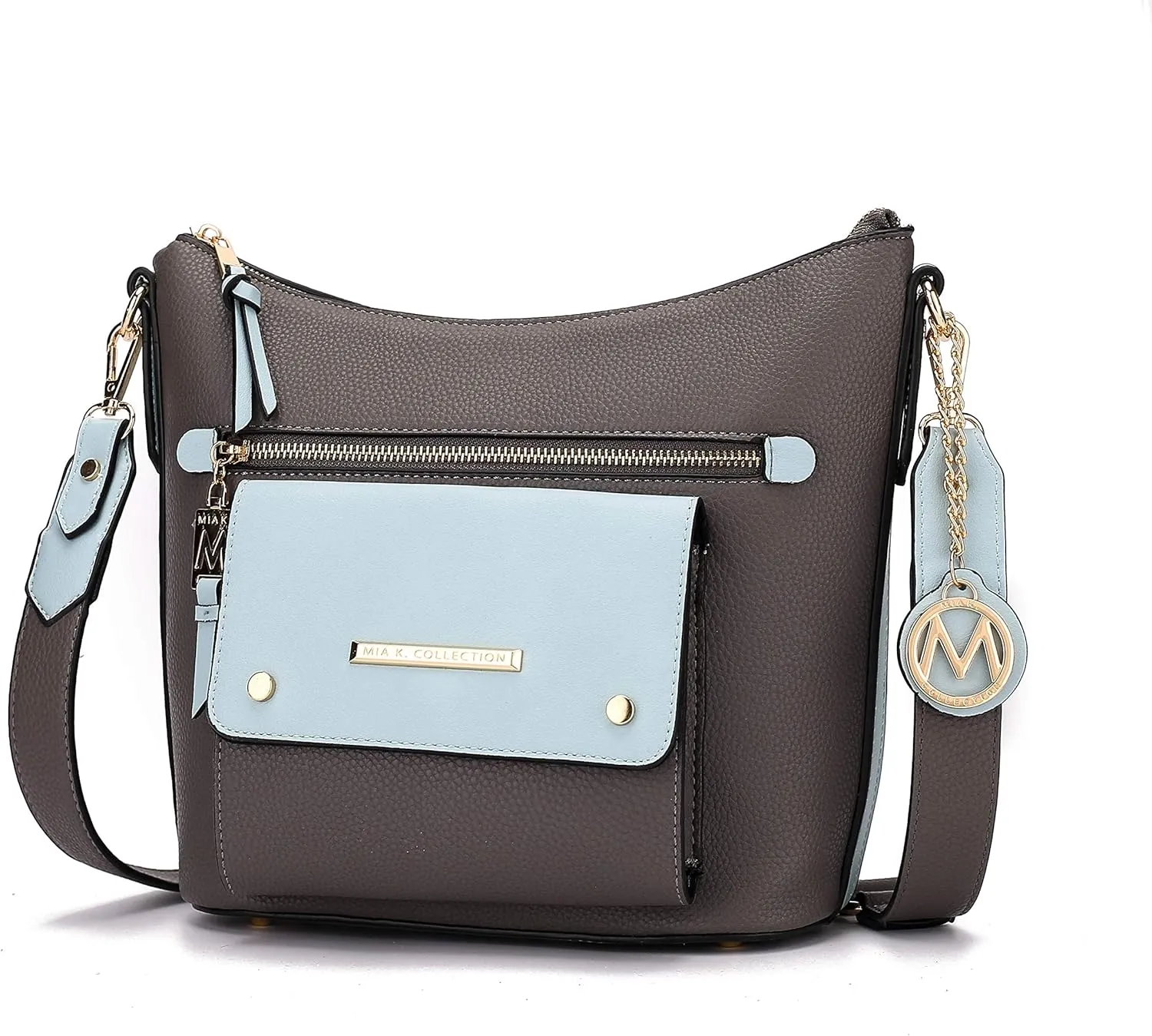 MKF Collection Crossbody Bag for Women, Shoulder Bag Lady Large Messenger Purse By Mia K