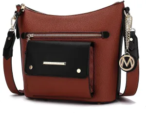 MKF Collection Crossbody Bag for Women, Shoulder Bag Lady Large Messenger Purse By Mia K