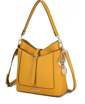MKF Collection Crossbody Bag for Women, Vegan Leather Pocketbook Designer Handbag, Messenger Purse, Shoulder Bag By Mia K