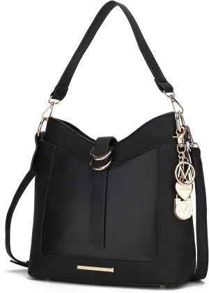 MKF Collection Crossbody Bag for Women, Vegan Leather Pocketbook Designer Handbag, Messenger Purse, Shoulder Bag By Mia K