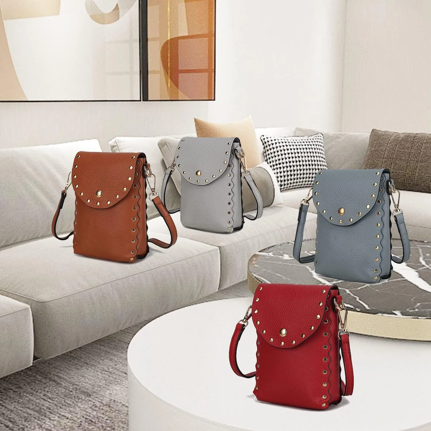 MKF Collection Crossbody bags for woman shoulder cell phone purse wallet by Mia k