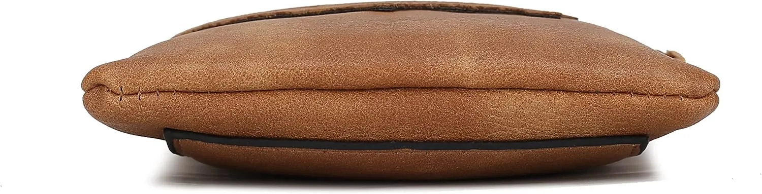 MKF Collection Crossbody Bags for Women Handbag, PU Leather Crossover, Small Shoulder Side Messenger Purse