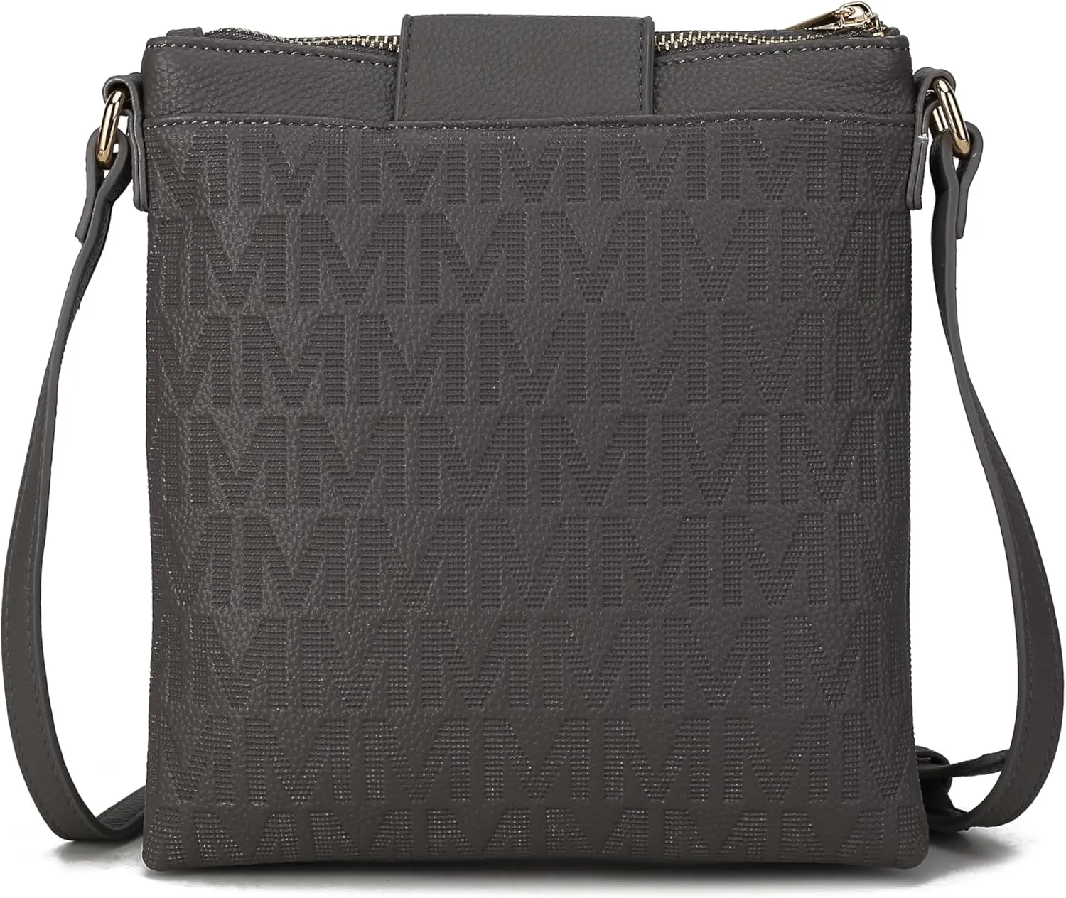 MKF Collection Crossbody Bags for women, Signature Crossover bag Adjustable strap Messenger Cross body handbag Purse