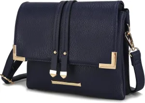 MKF Collection Crossbody Bags for Women Trendy, Vegan Leather Shoulder bag Lady Handbag Purse by Mia k