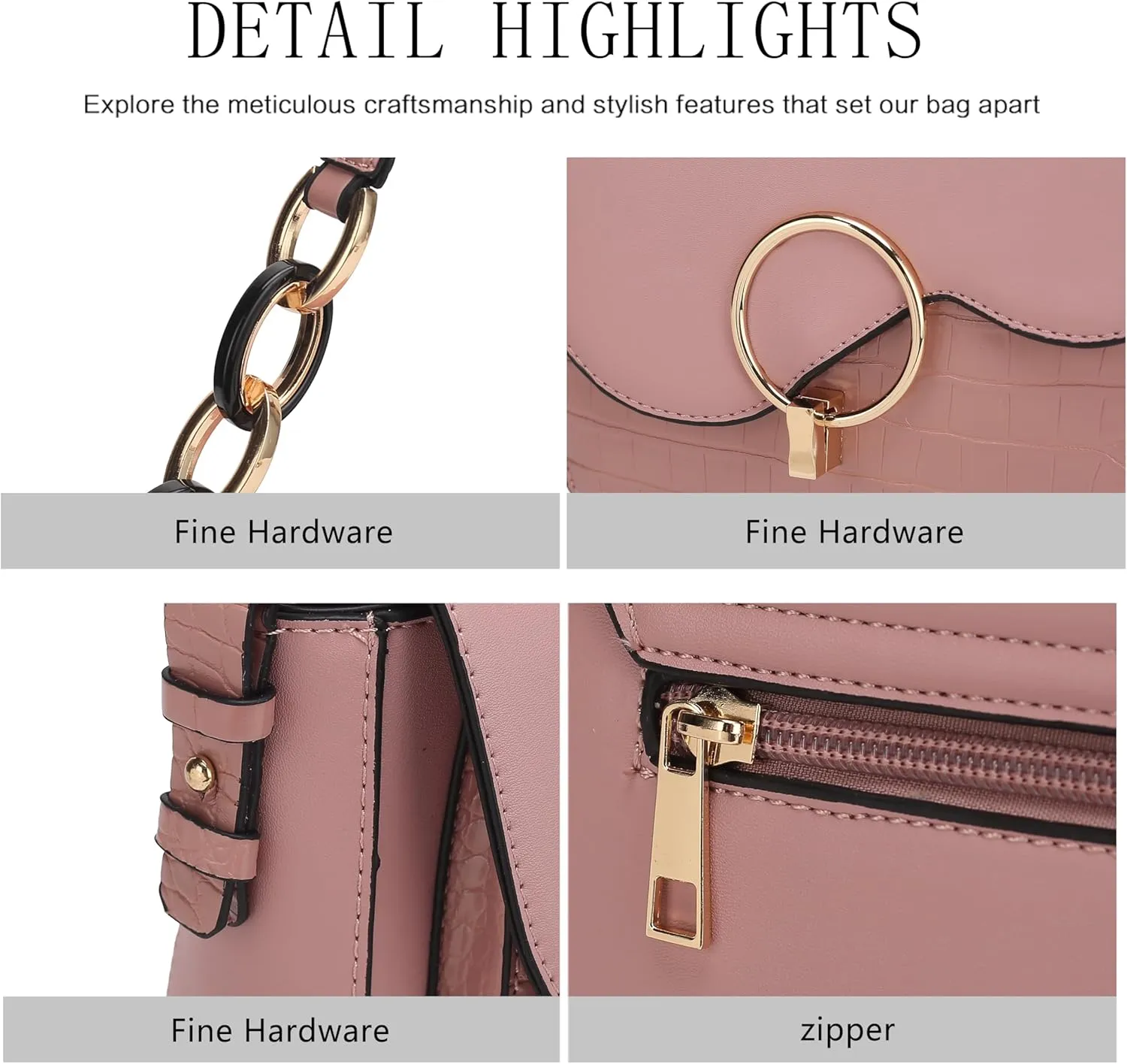 MKF Collection Satchel Bags for Women, Vegan Leather Shoulder bag, Crossbody bag Handbag Purse by Mia K