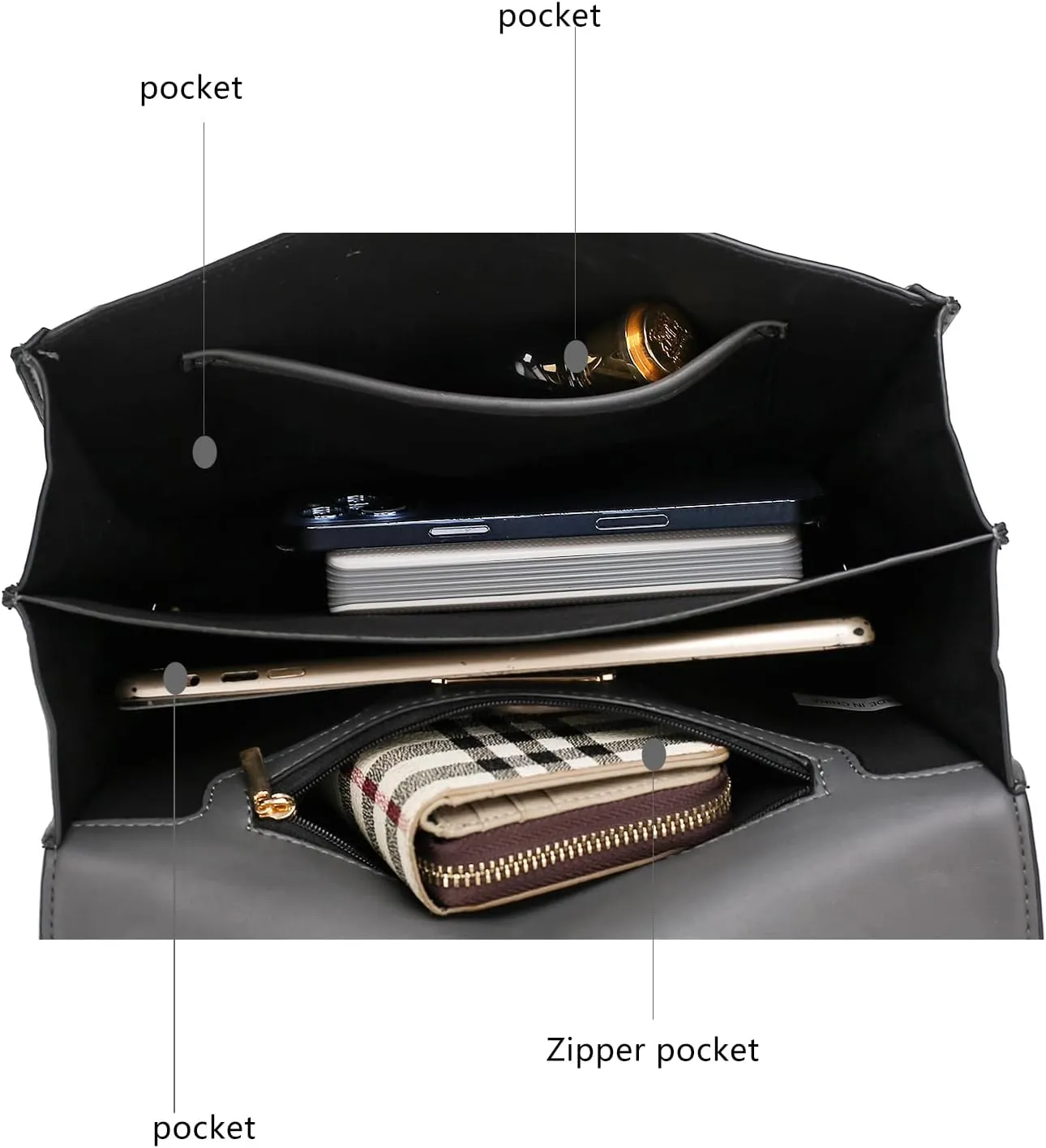MKF Collection Shoulder Bag for Women, Vegan Leather Designer Handbag Crossbody Purse