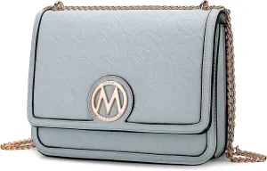 MKF Collection Shoulder Bag for Women, Vegan Leather Designer Handbag Crossbody Purse