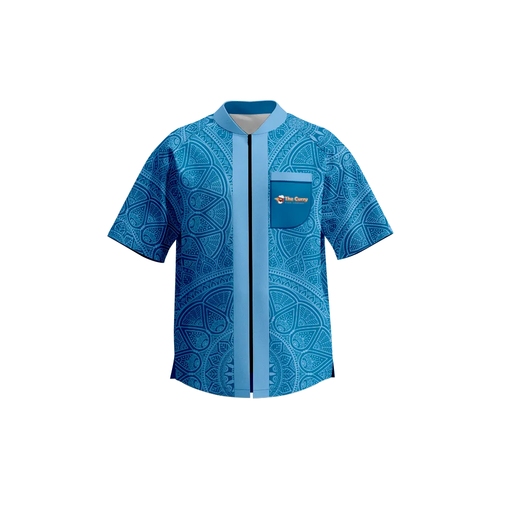 MODERN FULL ZIP CHEF COAT