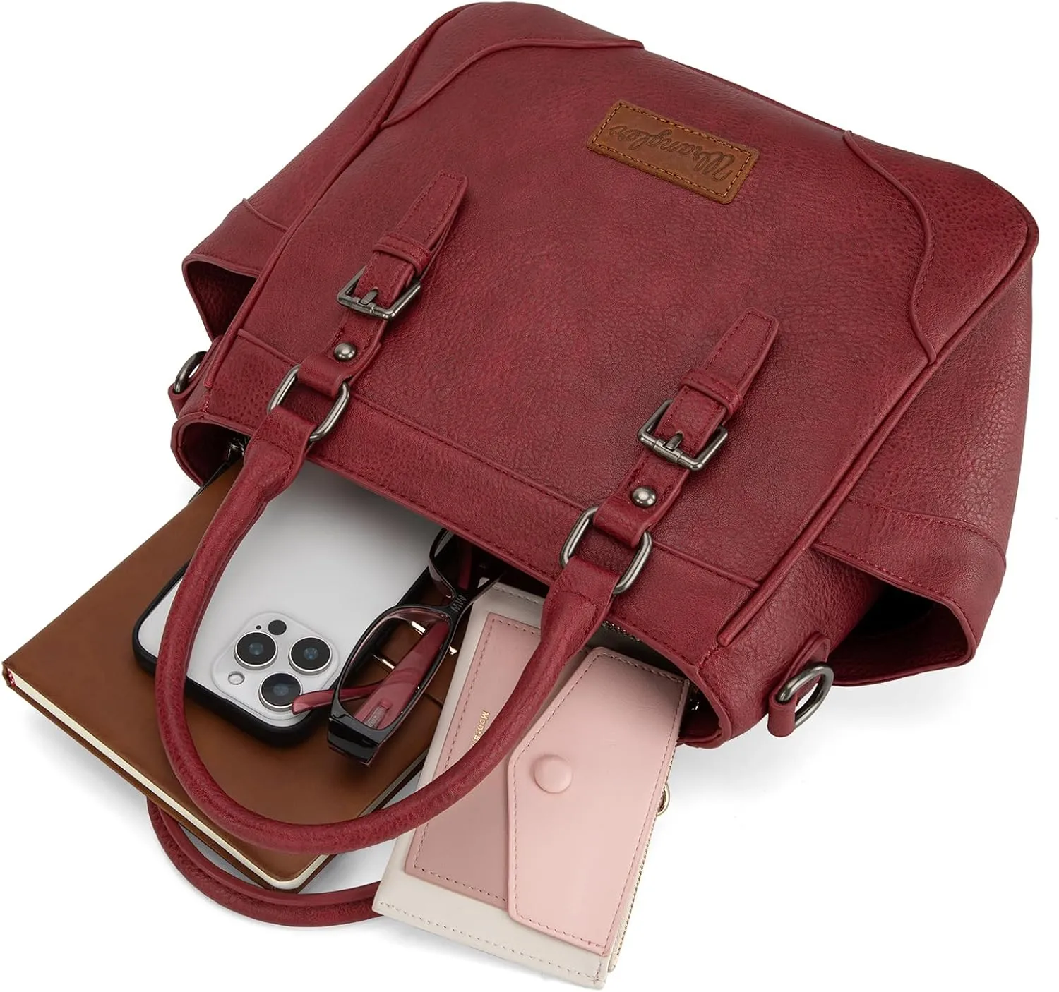 Montana West Wrangler Tote Bags for Women Medium Crossbody Purses Designer Top Handle Handbags