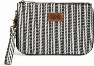 Montana West x Lee Large Wristlet Wallets for Women Striped Slim Cell Phone Clutch Purses Handbag with Wrist Strap