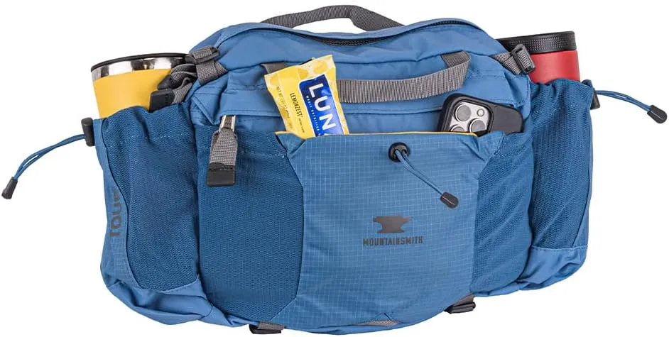 Mountainsmith Tour Lumbar Waist pack, Running, Hiking, Cycling, Travel, and Outdoor Sport Activities with Dual Water Bottle Holders