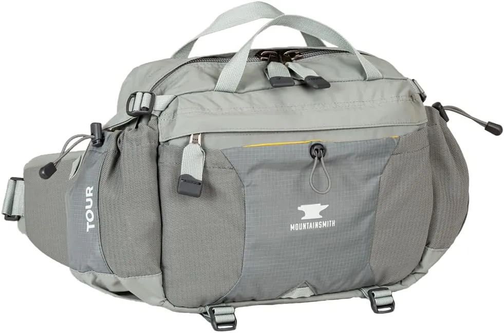 Mountainsmith Tour Lumbar Waist pack, Running, Hiking, Cycling, Travel, and Outdoor Sport Activities with Dual Water Bottle Holders
