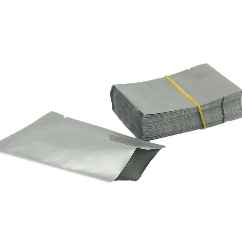 Mylar Vacuum Heat Seal bags 50PCS 5Sizes Silver