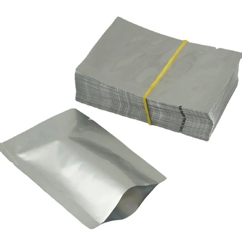 Mylar Vacuum Heat Seal bags 50PCS 5Sizes Silver