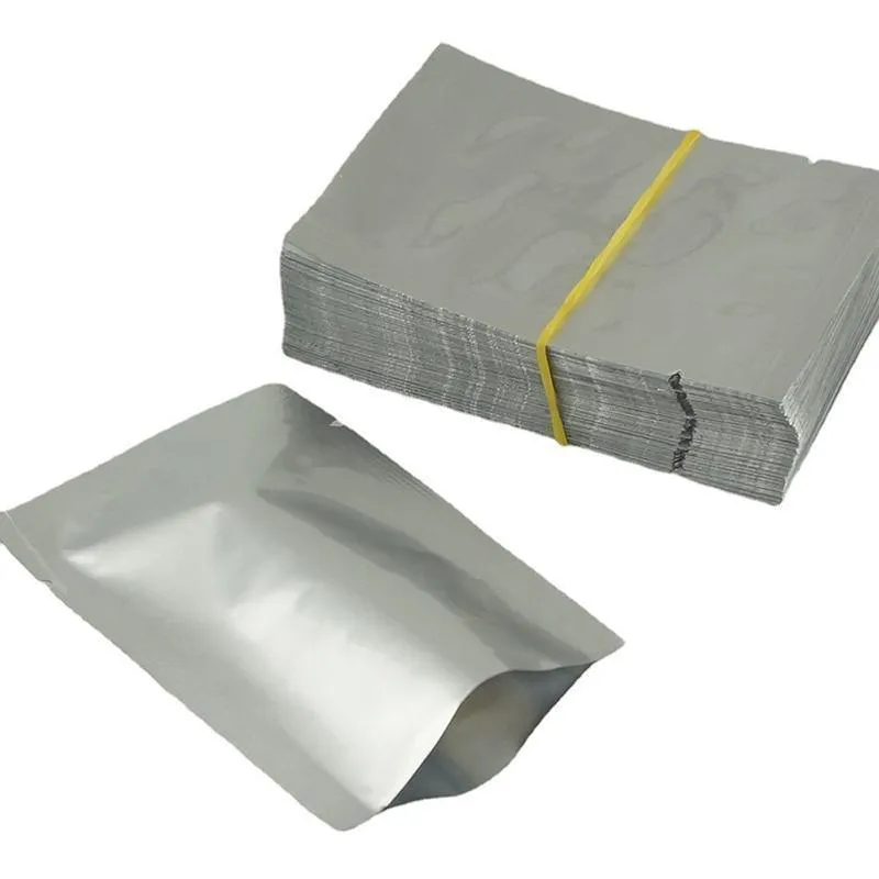 Mylar Vacuum Heat Seal bags 50PCS 5Sizes Silver