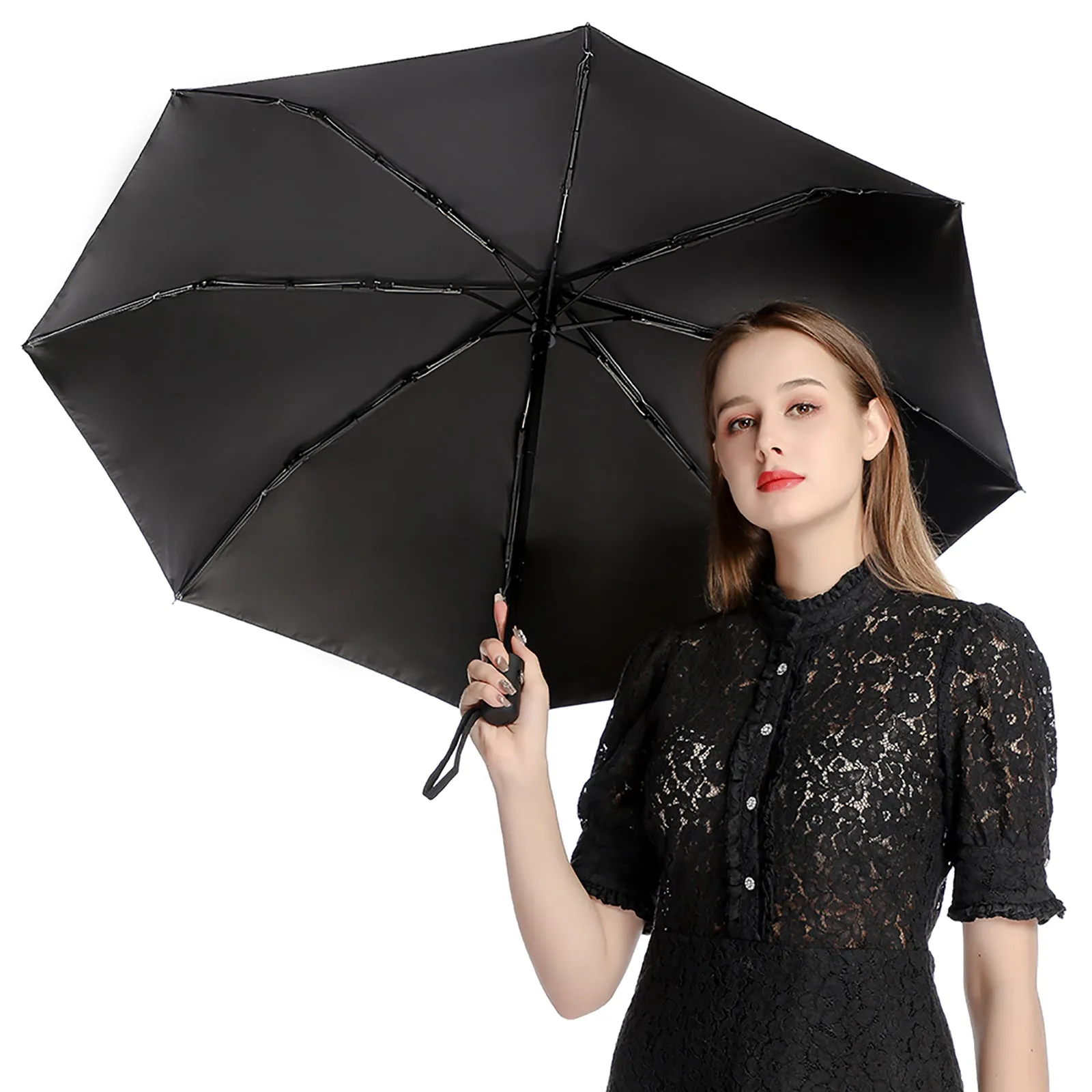 Mystic Crow Auto Umbrella with Printed Pattern Outside ZYS03-8K