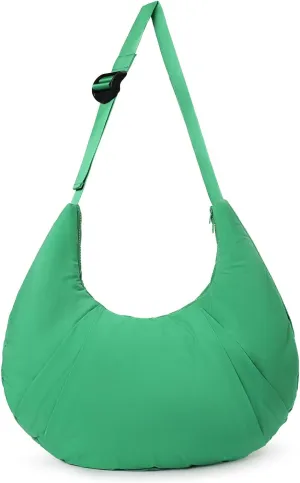 NAARIIAN Shoulder Bags for Women, Puffer Shoulder Bag, Cute Hobo Tote Handbag Mini Clutch Purse with Zipper Closure