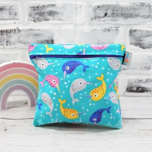 Narwal Whale Personalized Reusable Food Bag