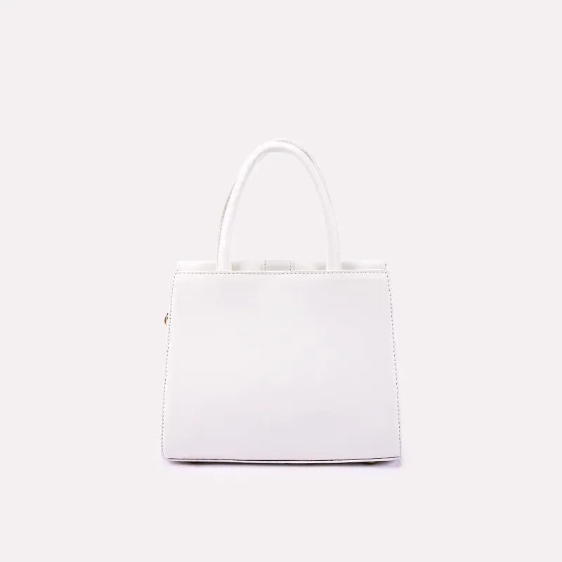 Nerida White Casual Hand Bags 0331039