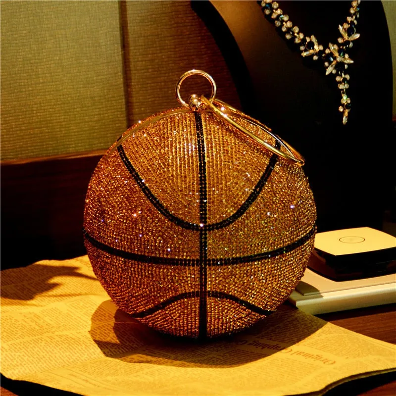 New Big Size Shape Basket Ball Clutch Bag